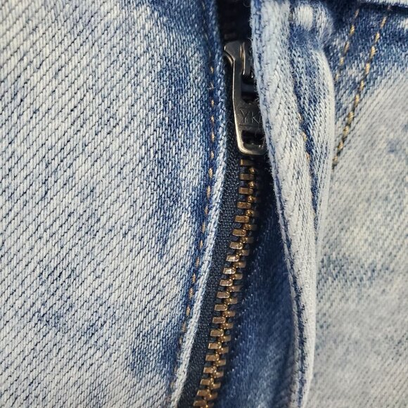 Hidden Jeans Womens Size 27 Light Blue Nori High-Rise Wide Leg Frayed Hem Denim - Picture 10 of 12